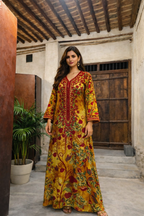 Handmade Embroidered Cotton Jalabiya - LC 004