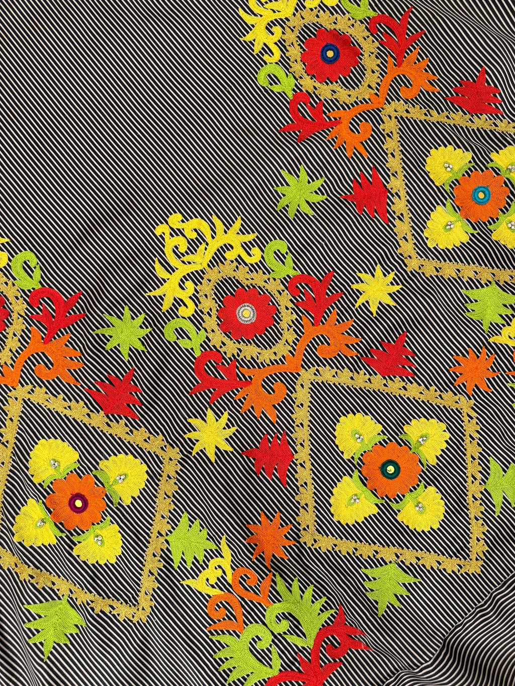 Embroidered Silk Feel Jalabiya LC 030
