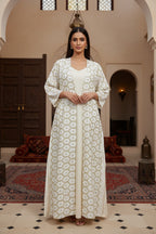 Elegant Reflective Embroidered Besht - LC 017