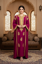 Handmade Embroidered Shiffon Thobe - LC 015