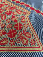 Embroidered Silk Feel Jalabiya LC 027