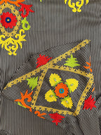 Embroidered Silk Feel Jalabiya LC 030