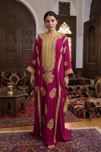 Handmade Embroidered Shiffon Thobe - LC 015