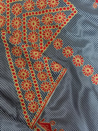 Embroidered Silk Feel Jalabiya LC 026