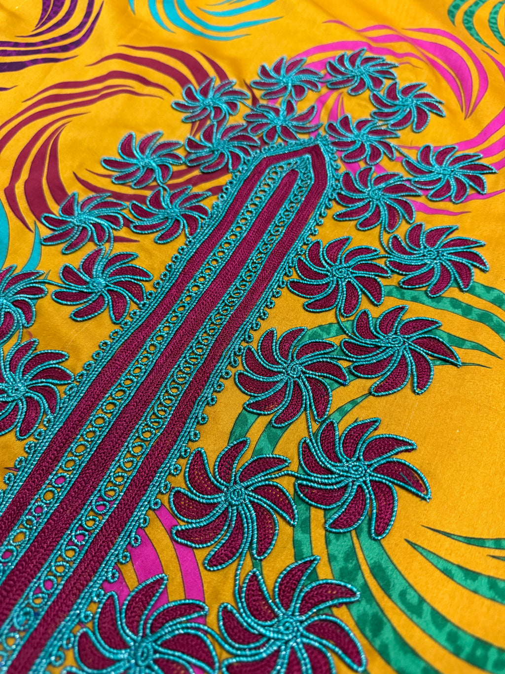 Handmade Embroidered Cotton Jalabiya - LC 029