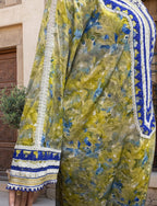 Embroidered Silk Feel Jalabiya LC 024