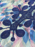 Embroidered Silk Feel Jalabiya LC 018