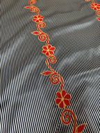 Embroidered Silk Feel Jalabiya LC 012