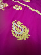 Handmade Embroidered Shiffon Thobe - LC 015