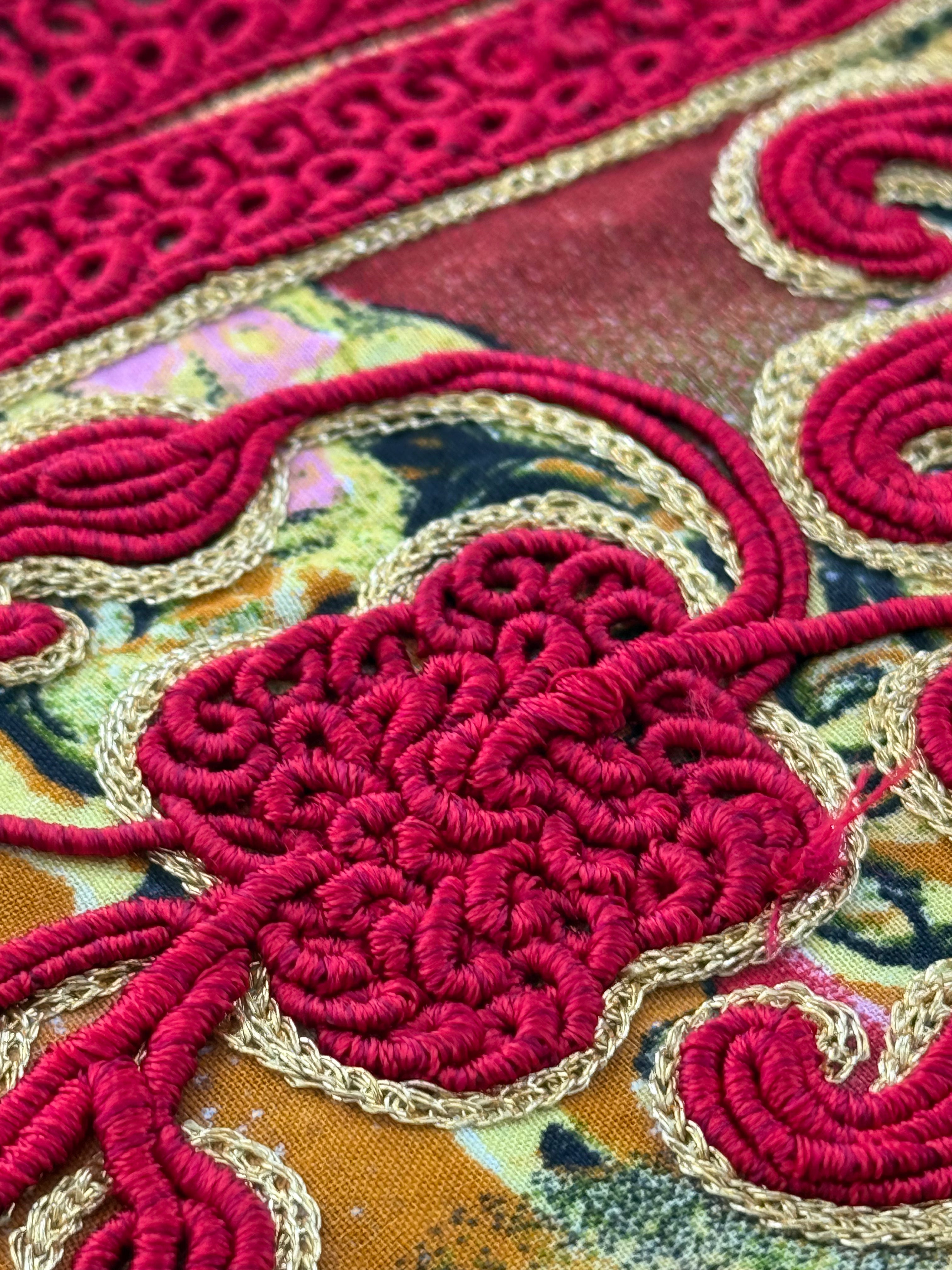 Handmade Embroidered Cotton Jalabiya - LC 004