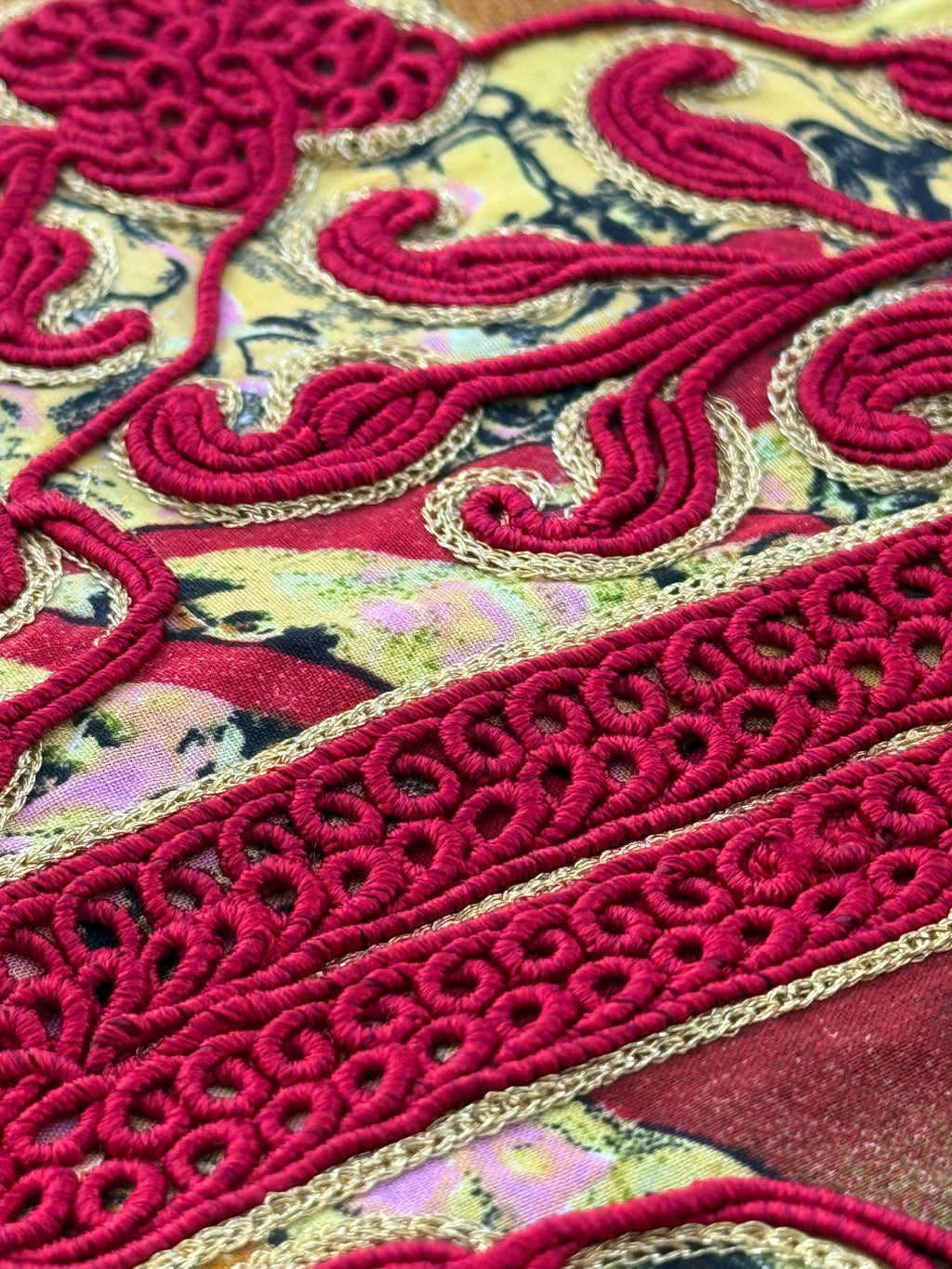 Handmade Embroidered Cotton Jalabiya - LC 004