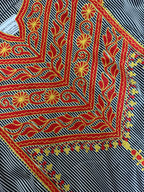 Embroidered Silk Feel Jalabiya LC 011