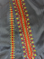 Embroidered Silk Feel Jalabiya LC 011